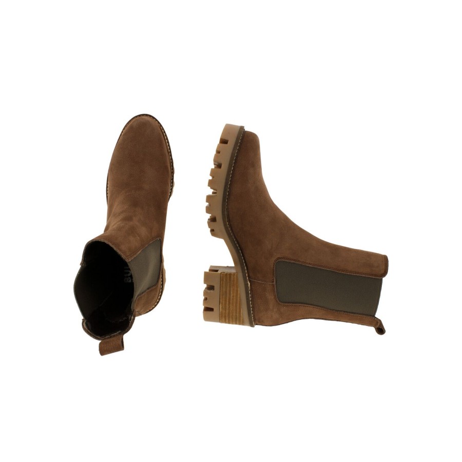 Stiefel Mit Hohem Absatz | Bullboxer Chelsea Boots Braun 677501E6L_Brwntd