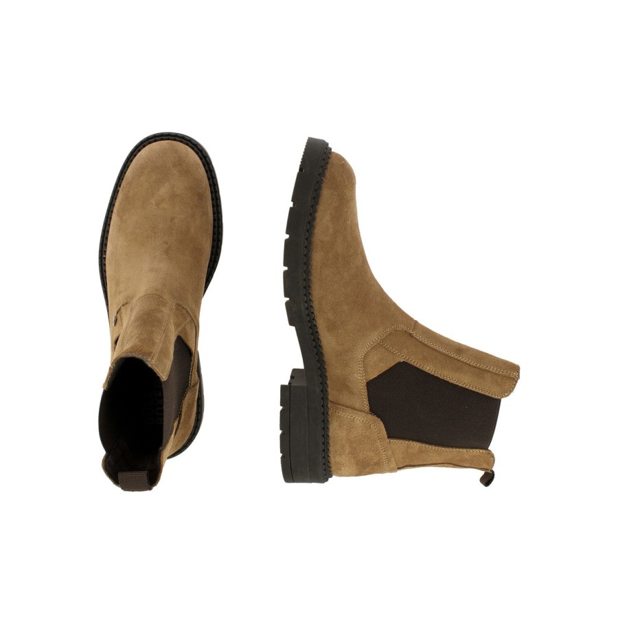 Stiefeletten | Bullboxer Chelsea Boots Beige/Taupe 277N70038Asandsu