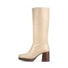 Stiefel Mit Hohem Absatz | Bullboxer Stiefel Beige/Taupe 256502E7L_Beigtd