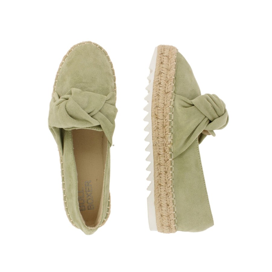 Espadrilles | Bullboxer Espadrilles Grun 155001F4T_Sagetd