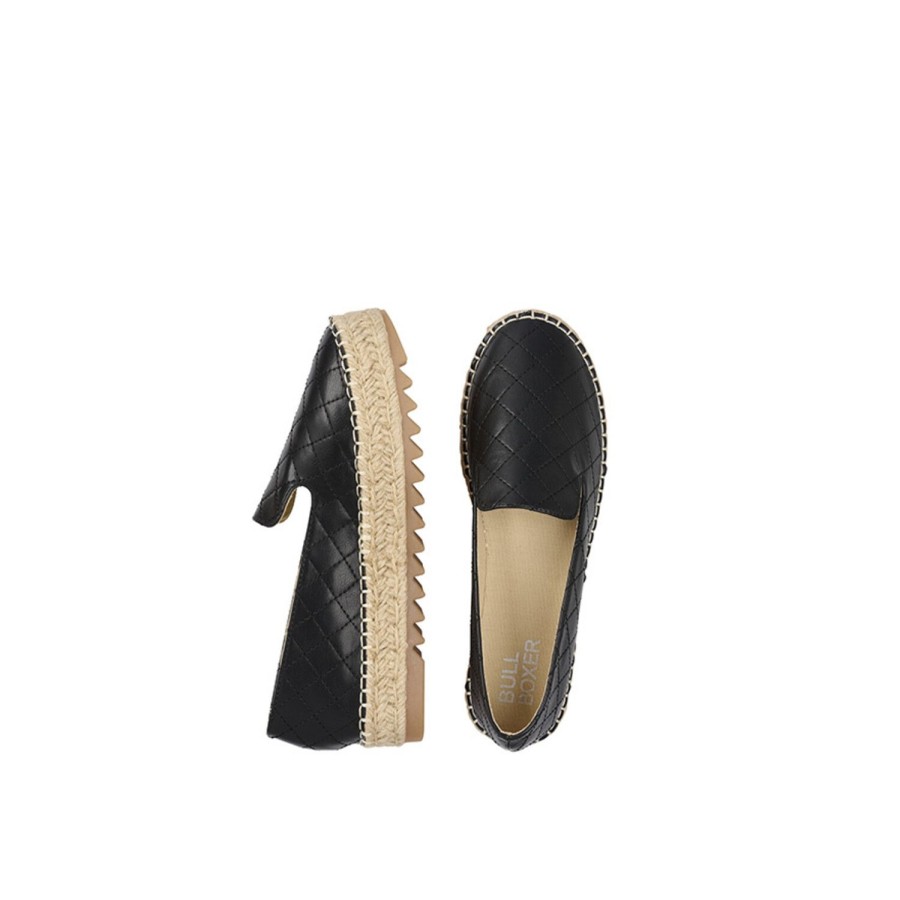 Espadrilles | Bullboxer Espadrilles Schwarz 155016F4S_Blcktd