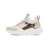 Sneaker Niedrig | Bullboxer Sneaker Beige/Schlange 099000F5S_Bgwhtd