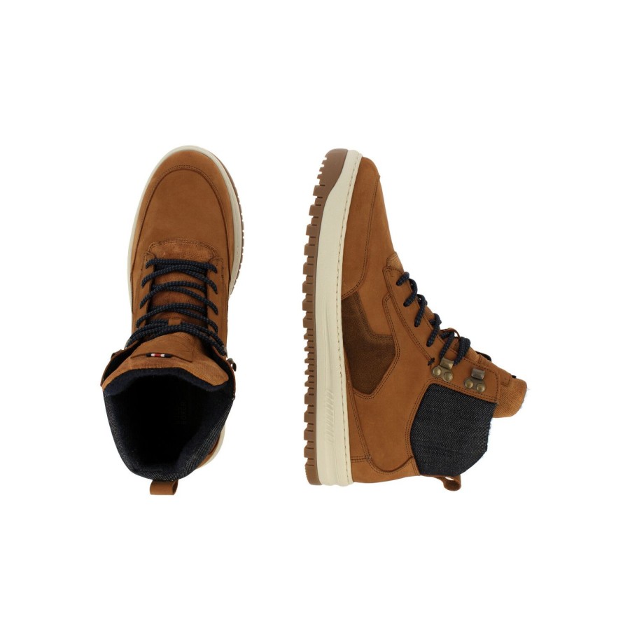 Sportliche Schnurschuhe | Bullboxer Schnurschuh Tan/Cognac 155P81452Aconasu