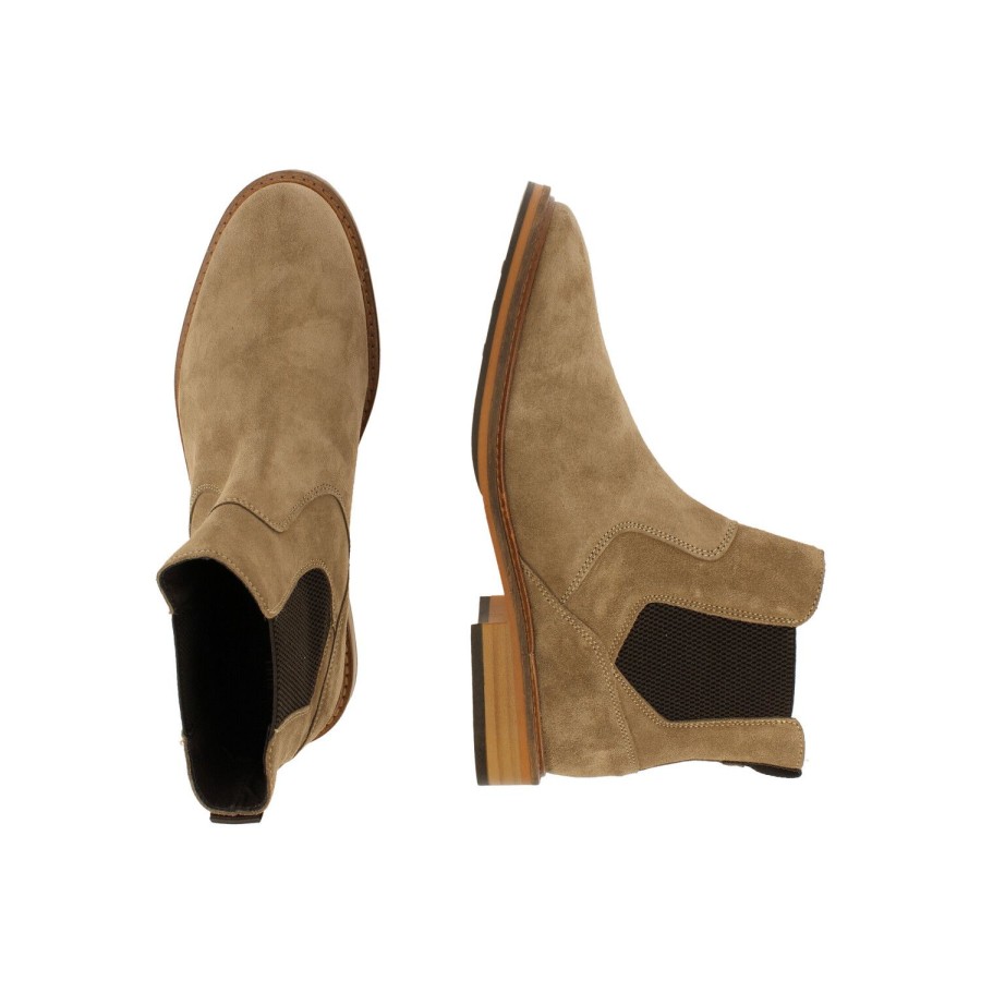 Stiefeletten | Bullboxer Chelsea Boots Beige/Taupe 679P71219Ak004Su