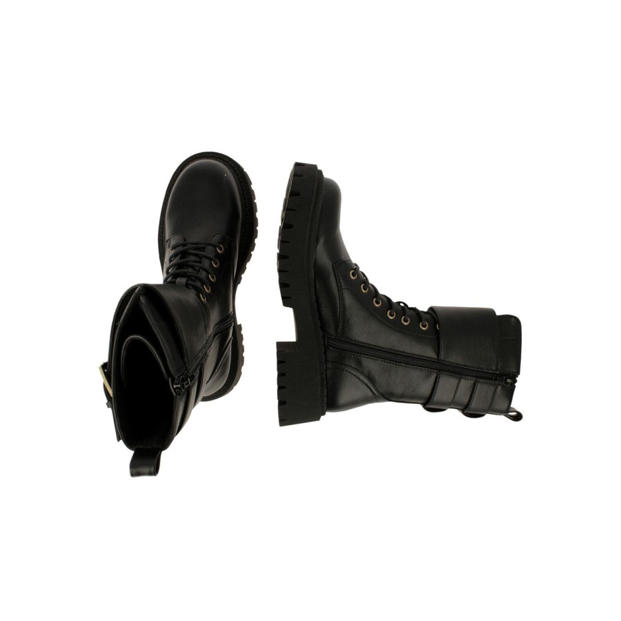 Schnurstiefel | Bullboxer Stiefel Schwarz 173502F6S_Blcktd