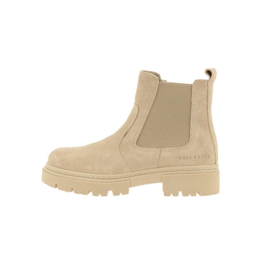 Stiefel | Bullboxer Chelsea Boots Beige/Taupe Ajs502E6C_Almdkb