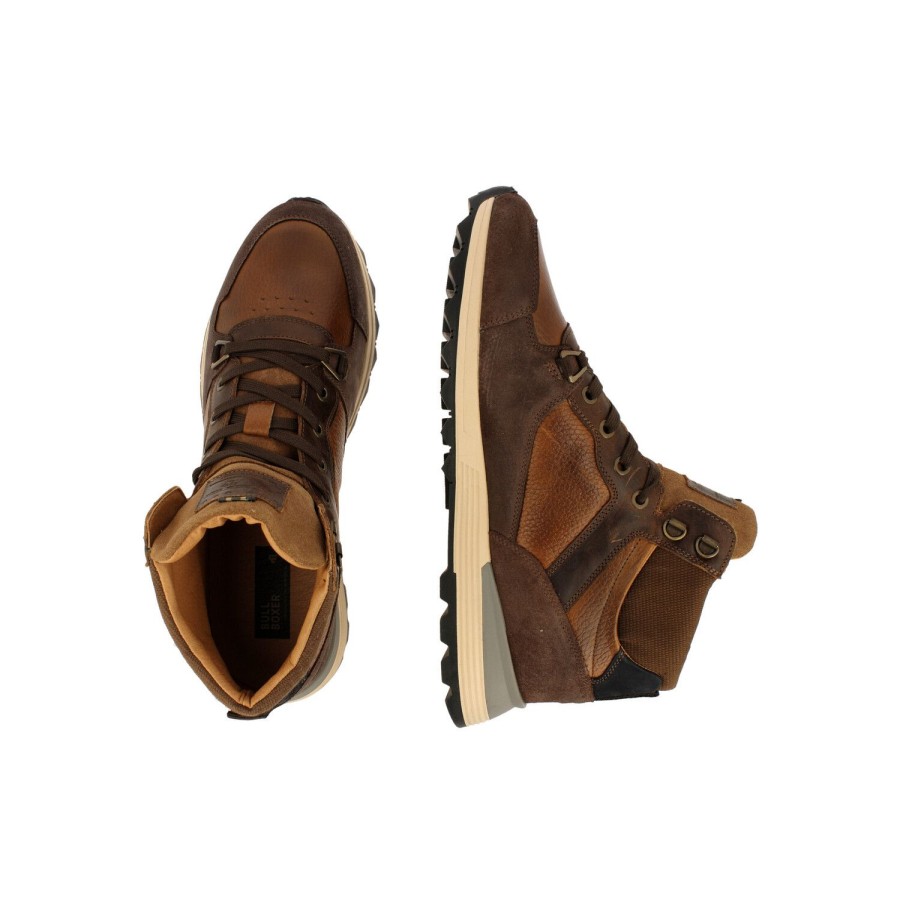 Sneaker Hoch | Bullboxer Sneaker Hellbraun/Cognac 373K50805Fcgb2Su