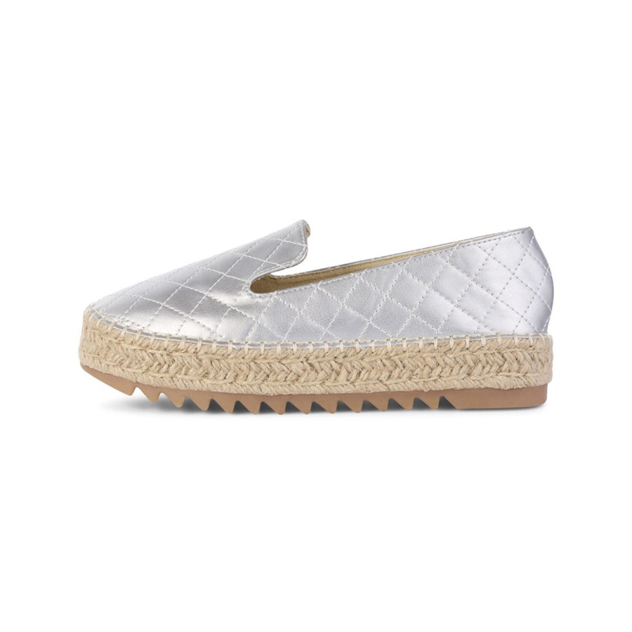 Espadrilles | Bullboxer Espadrilles Silber 155016F4S_Slvrtd