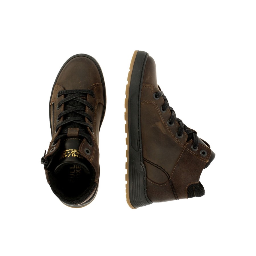 Turnschuhe | Bullboxer Sneaker Braun Aof506E6L_Dbbkkb