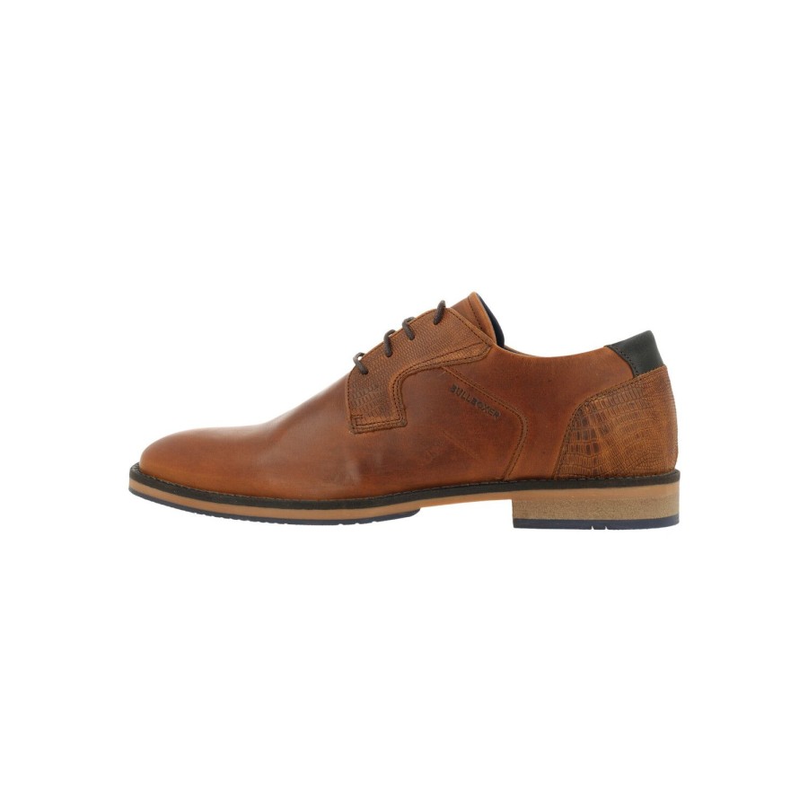 Klassische Schnurschuhe | Bullboxer Schnurschuh Cognac 663K21008Acognsu