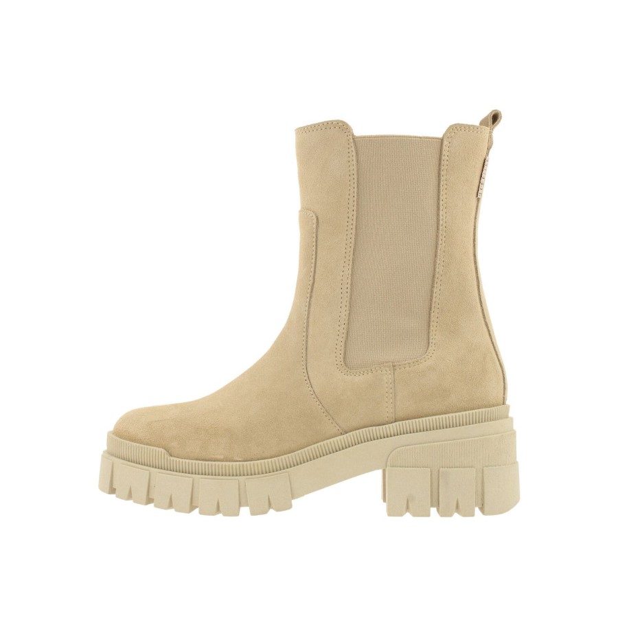 Chelsea-Stiefel | Bullboxer Chelsea Boots Beige/Taupe 845501E6C_Almdtd