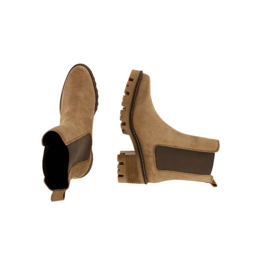 Chelsea-Stiefel | Bullboxer Chelsea Boots Beige/Taupe 677501E6C_Tpsdtd