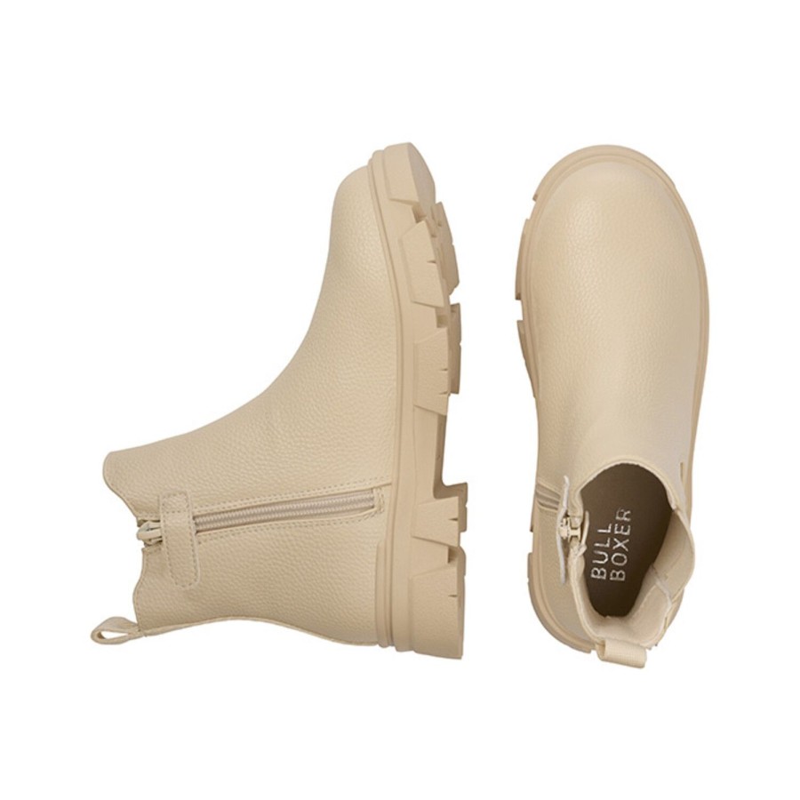 Stiefel | Bullboxer Chelsea-Stiefel Beige Aaf501F6S_Puttkb