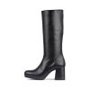 Stiefel Mit Hohem Absatz | Bullboxer Stiefel Schwarz 256502E7L_Blbltd