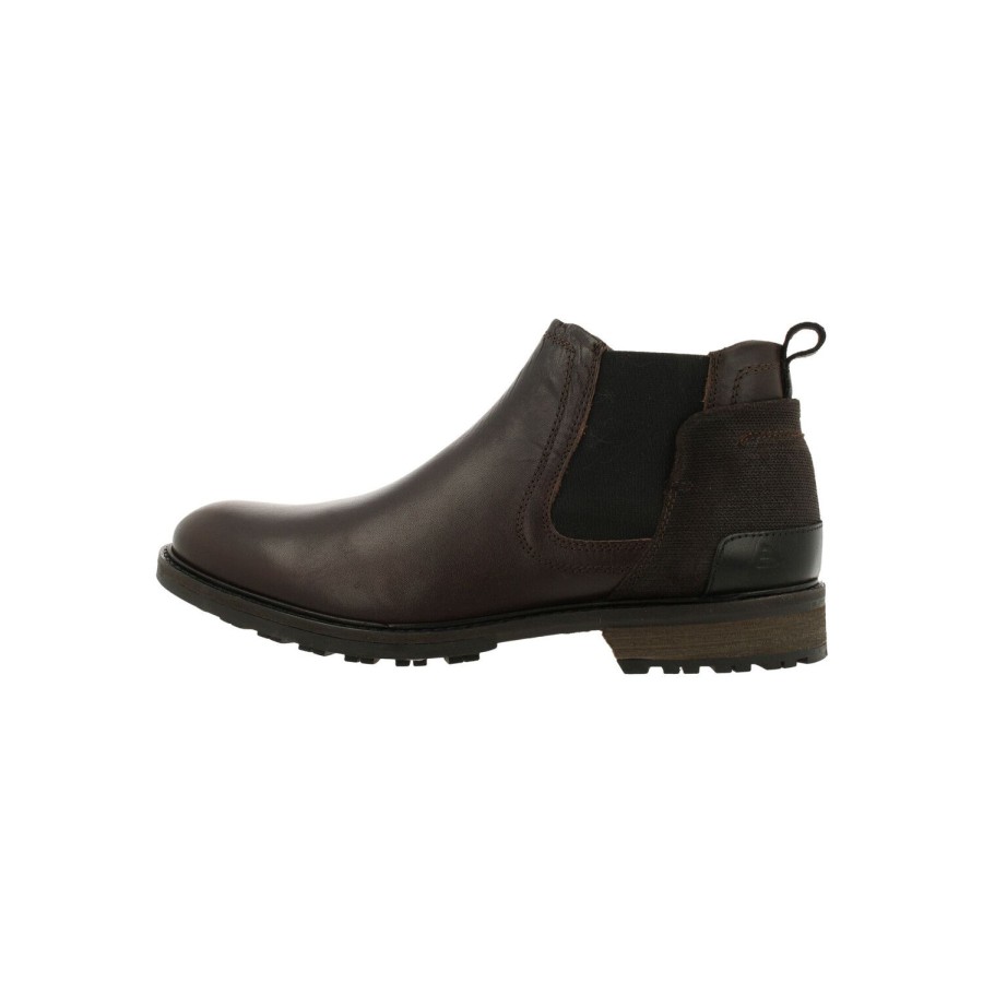 Stiefeletten | Bullboxer Chelsea Boots Dunkelbraun 636K46933Anybbsu