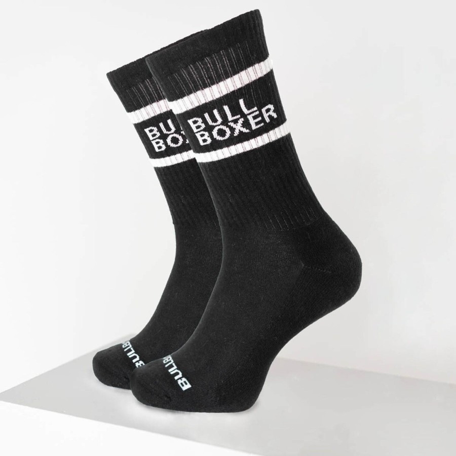 Socken | Bullboxer Socken Herren Schwarz/Schwarz 2Er-Pack