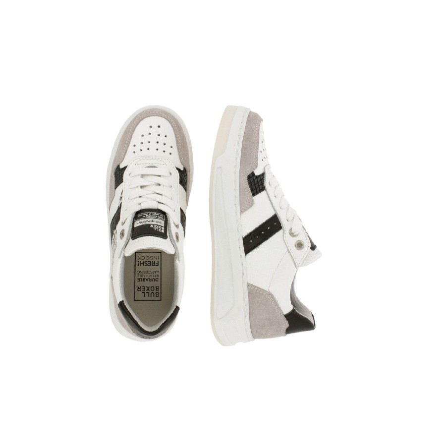 Turnschuhe | Bullboxer Sneaker Weis Alq002E5C_Prwhkb