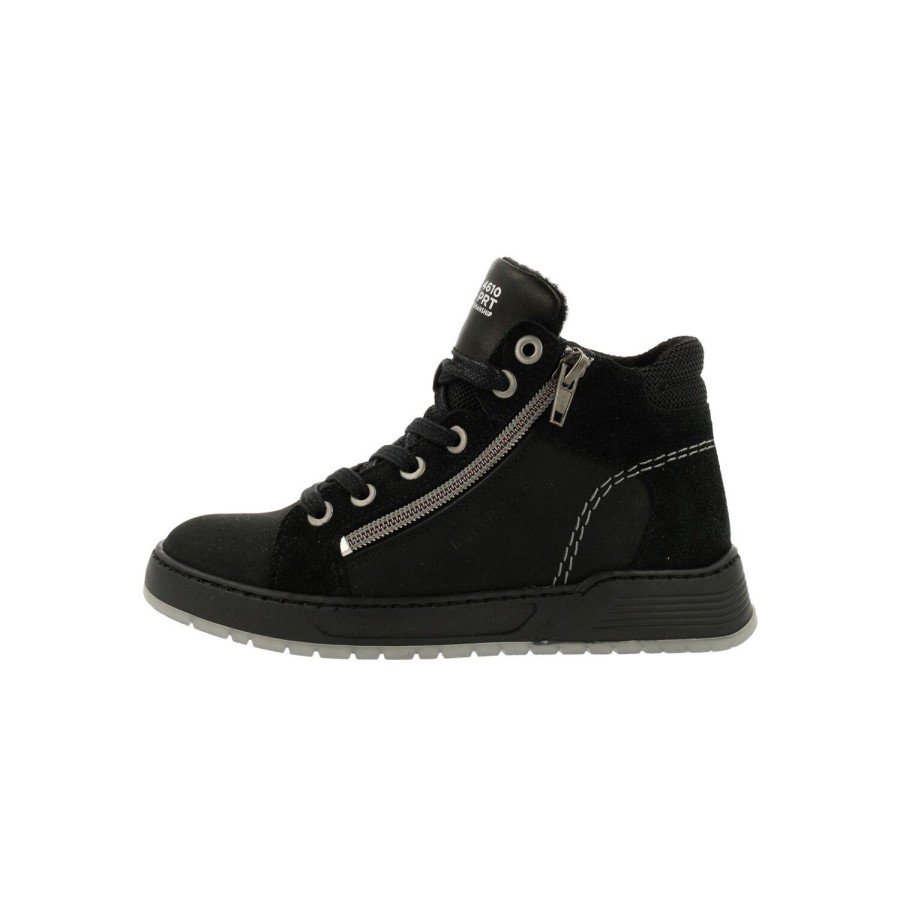 Turnschuhe | Bullboxer Sneaker Schwarz Aof506E6L_Blckkb