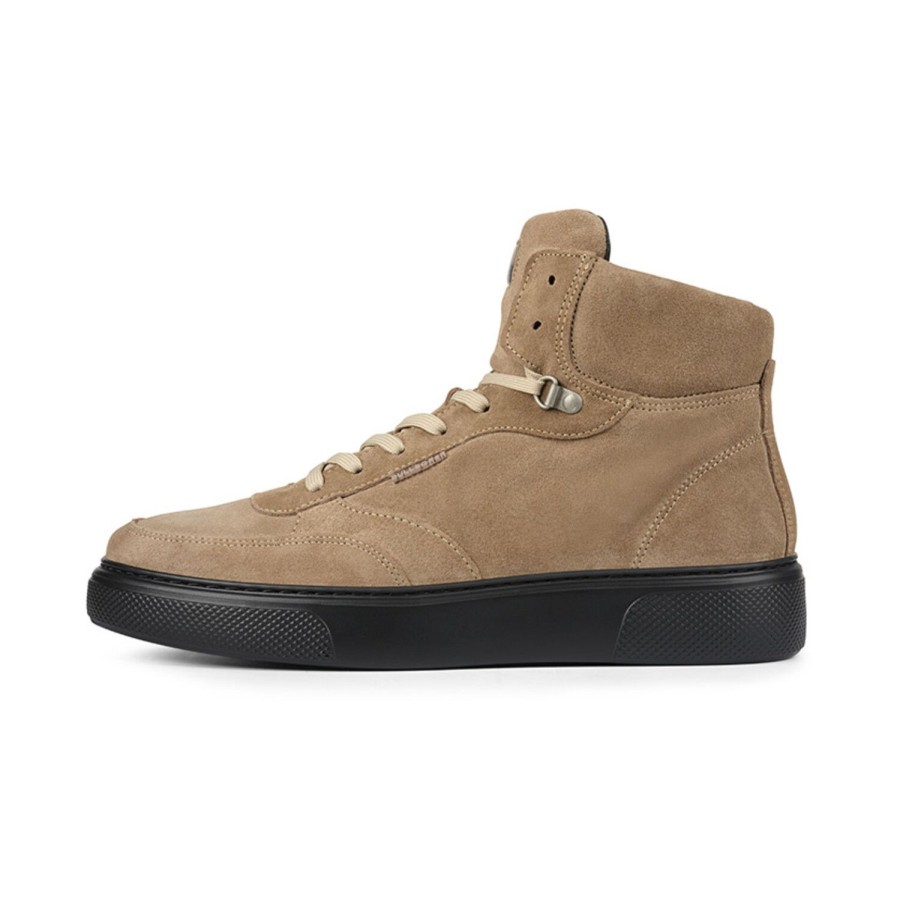 Sneaker Hoch | Bullboxer Sneaker High Taupe 783P51312Atabksu