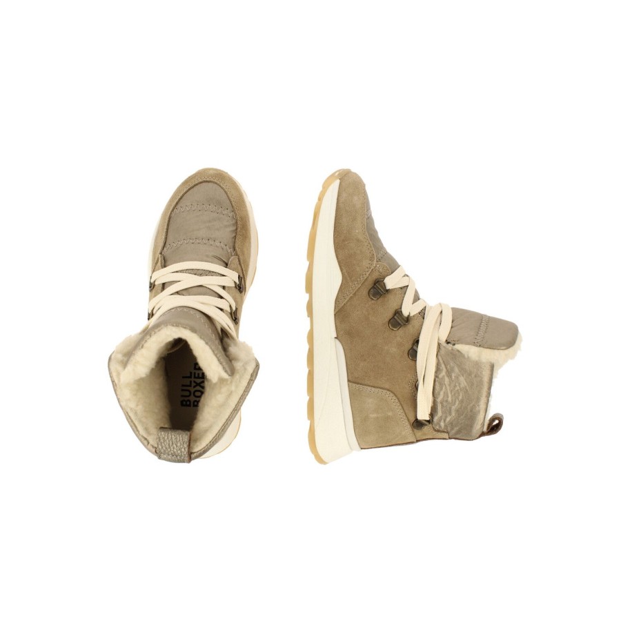 Turnschuhe | Bullboxer Sneaker Beige/Taupe Aex503E6C_Beigkb