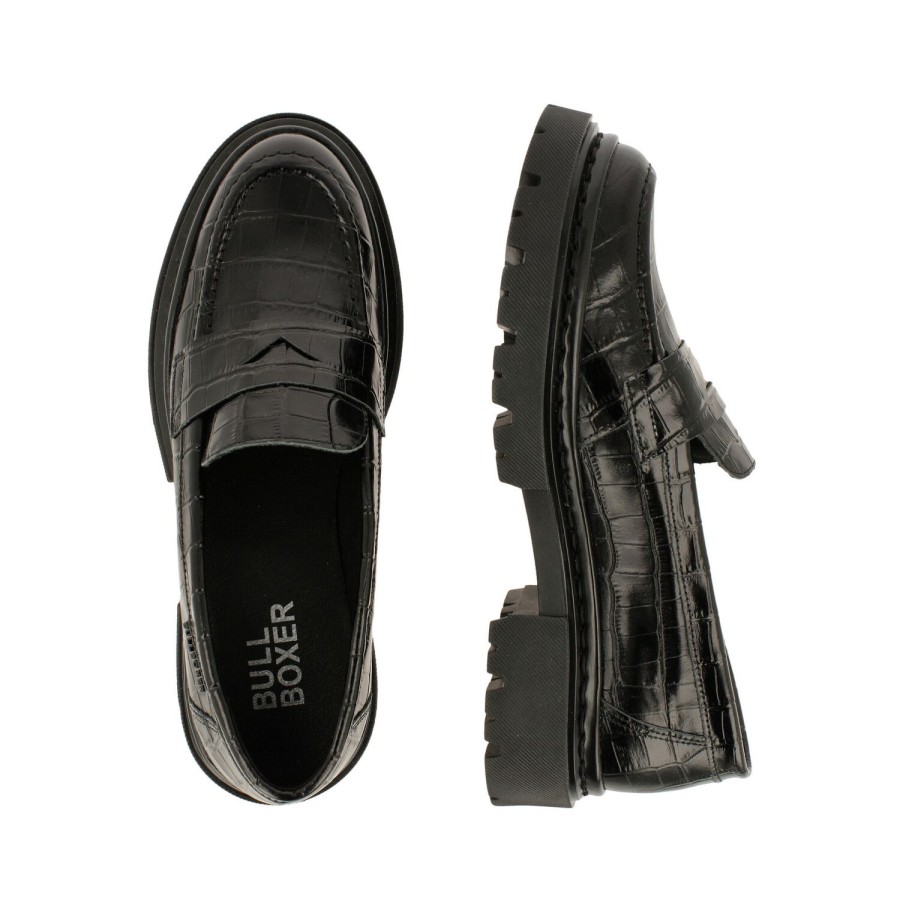 Slipper | Bullboxer Loafer Schwarz 610000E4L_Blcktd