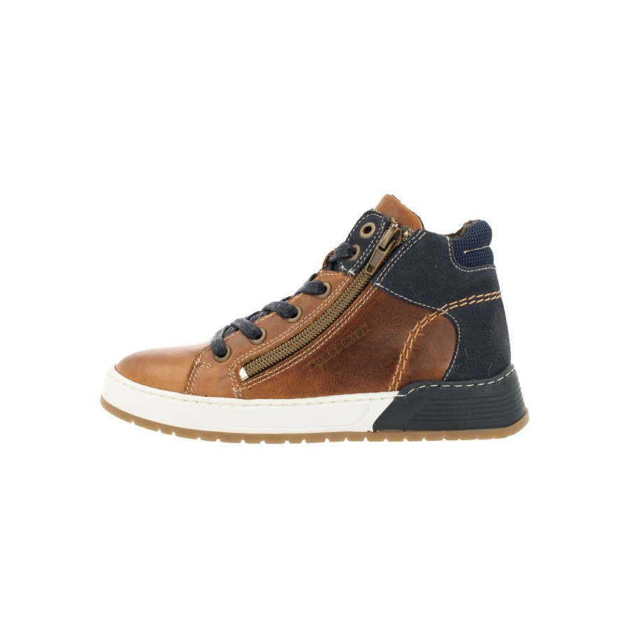 Turnschuhe | Bullboxer Sneaker Hellbraun/Cognac Aof506E6L_Cognkb