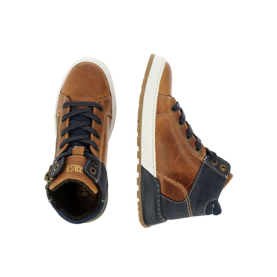 Turnschuhe | Bullboxer Sneaker Hellbraun/Cognac Aof506E6L_Cognkb