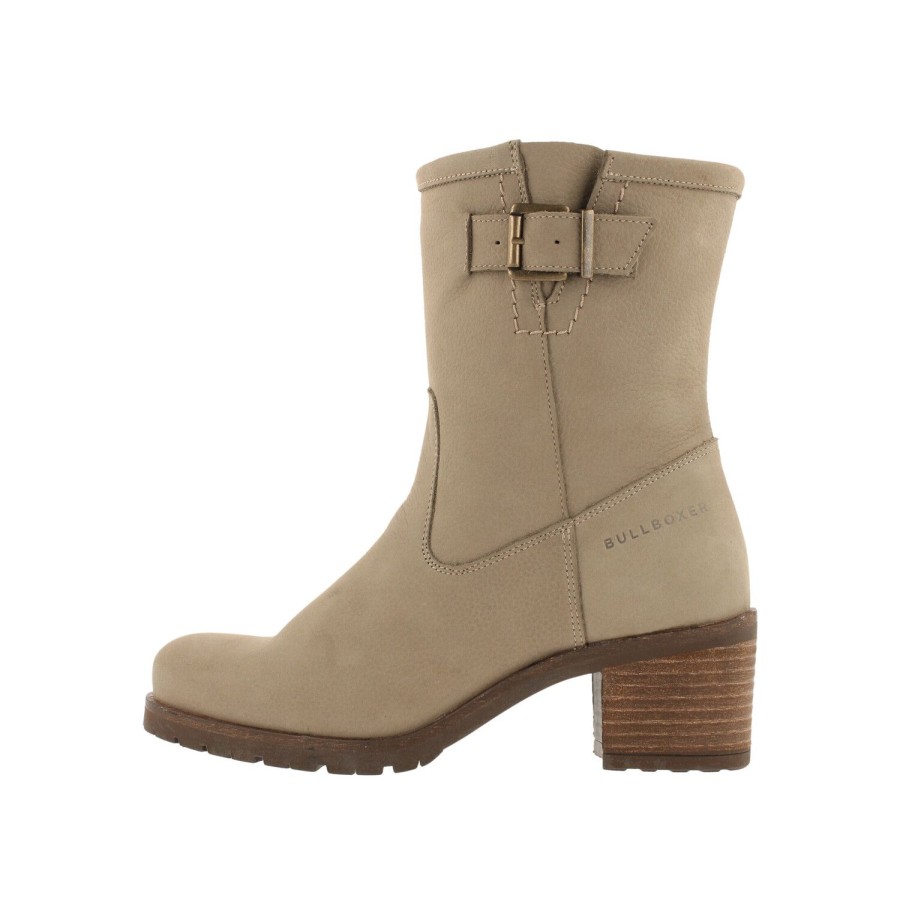 Stiefel Mit Hohem Absatz | Bullboxer Stiefeletten Beige/Taupe 611512E6L_Tauptd